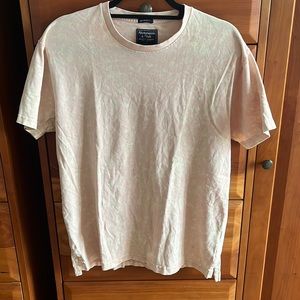 Abercrombie & Fitch oversized T-Shirt men’s Small, gently used, bleach splatter